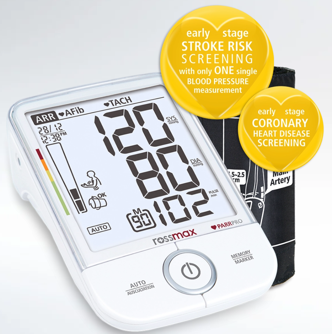 Rossmax Asinsspiediena mērītājs X9 PARR PRO