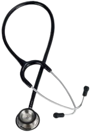 Stetoskops Duplex 2.0, melns, alumīnija